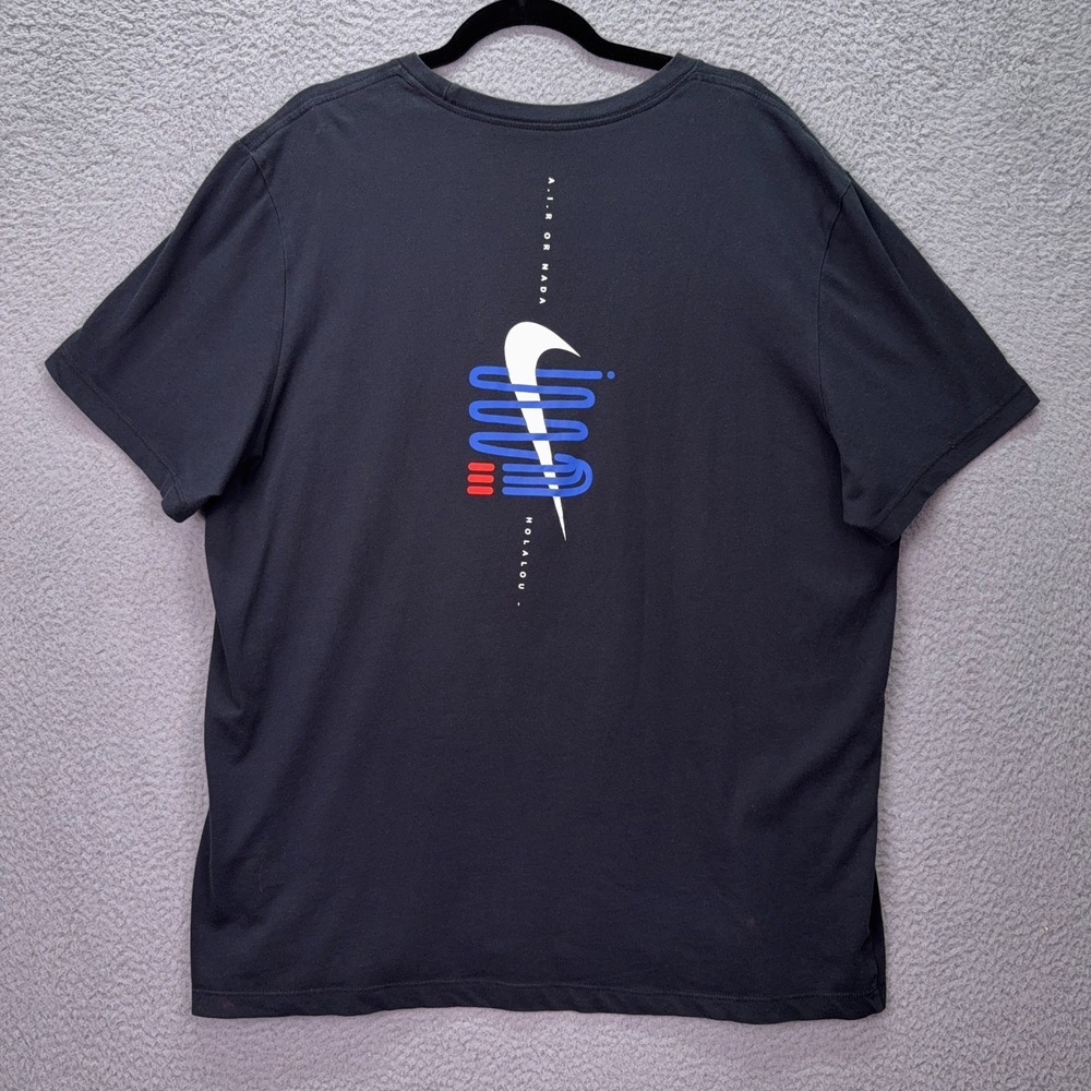 Nike Tshirt Mens XXL Black DriFit Everyday Active Sport Comfort Stretch Graphic - Picture 2 of 12